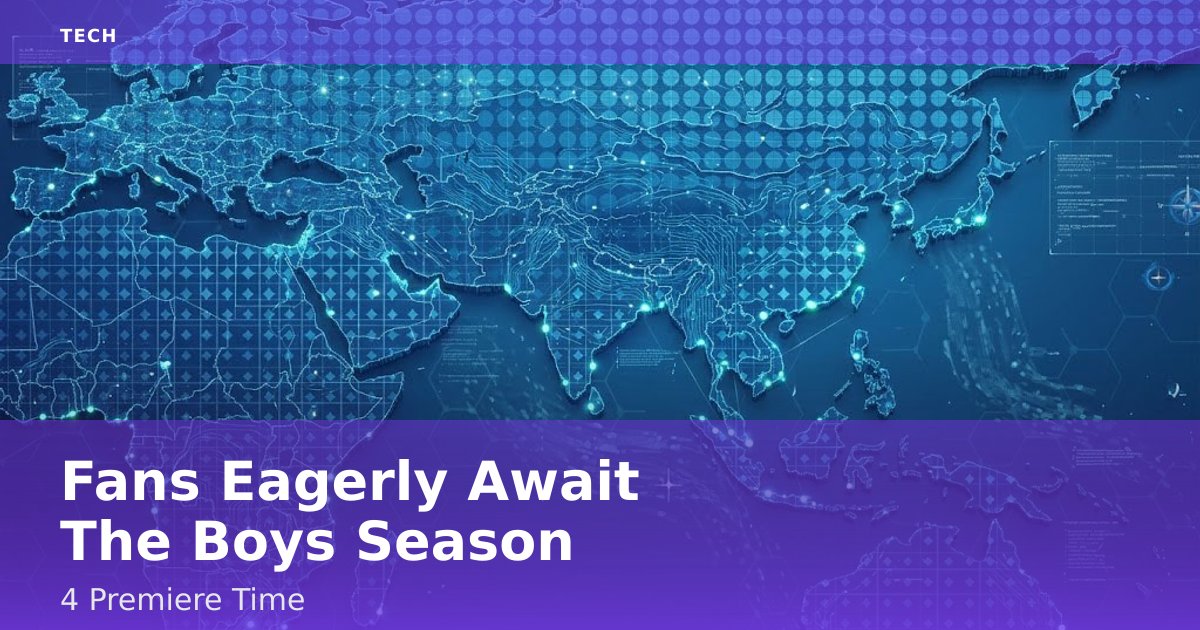 Fans Eagerly Await 'The Boys' Season 4 Premiere Time