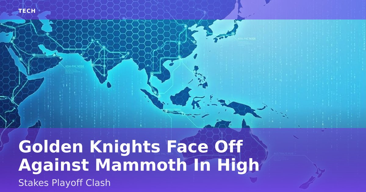 Golden Knights Face Off Against Mammoth In High-Stakes Playoff Clash