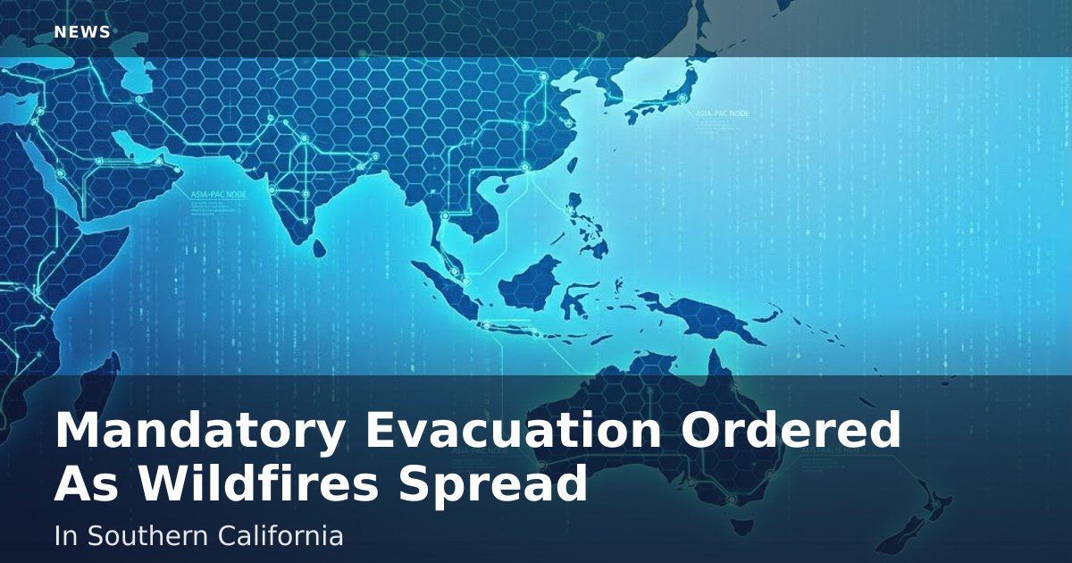 Mandatory Evacuation Ordered As Wildfires Spread In Southern California