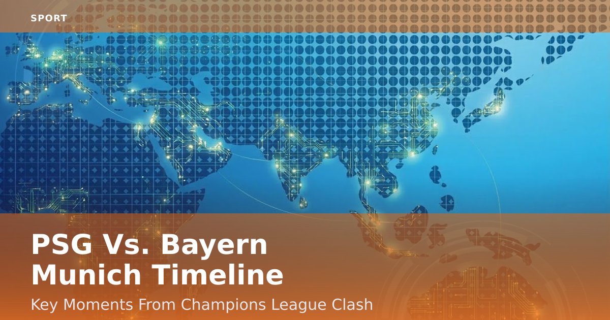 PSG Vs. Bayern Munich Timeline: Key Moments From Champions League Clash