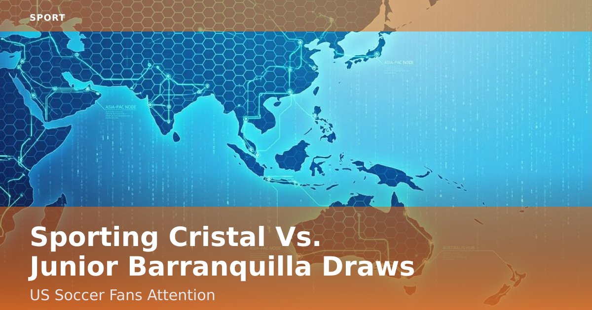 Sporting Cristal Vs. Junior Barranquilla Draws US Soccer Fans' Attention