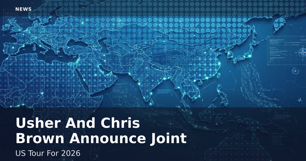 Usher And Chris Brown Announce Joint US Tour For 2026